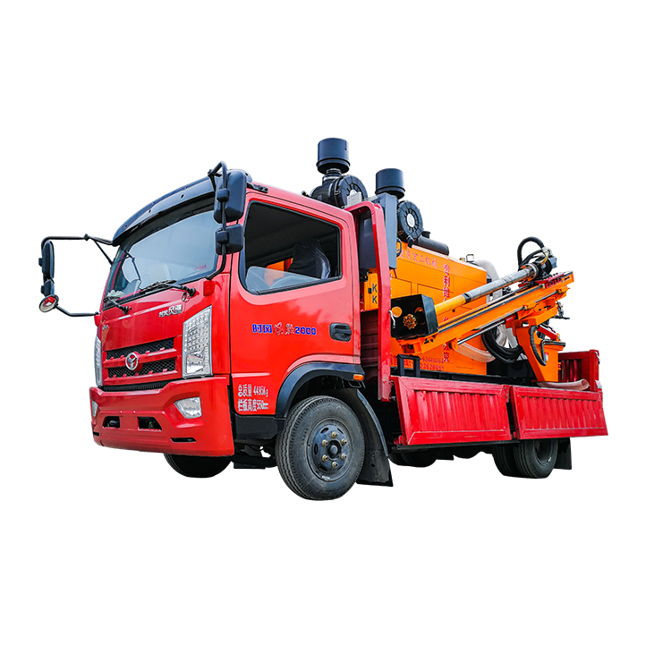 横移车载式公路护栏钻机