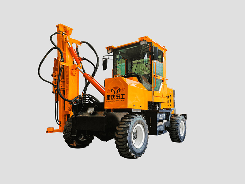 小钢炮公路护栏打桩机