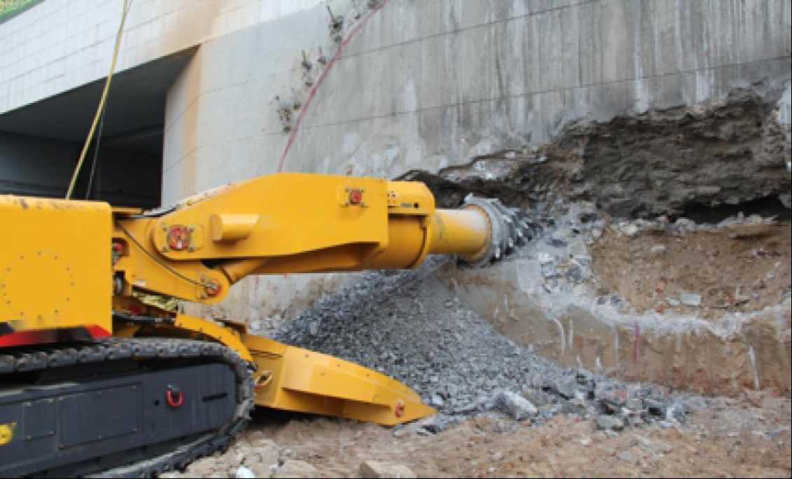 盾构机施工现场